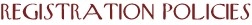 Registration Policies