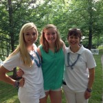 Grace, Liz and Laurie Start Another Great Summer at Illahee.